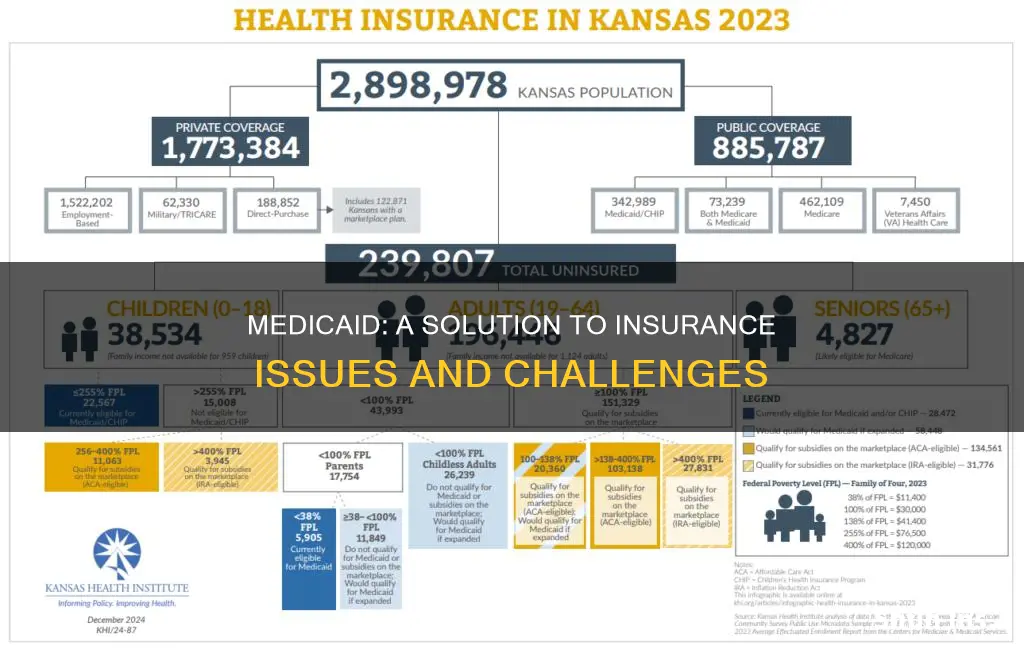 how does medicaid address the issue of insurance
