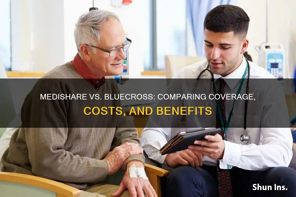 how does medishare compare to bluecross insurance