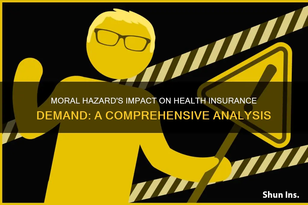 how does moral hazard affect the demand for health insurance
