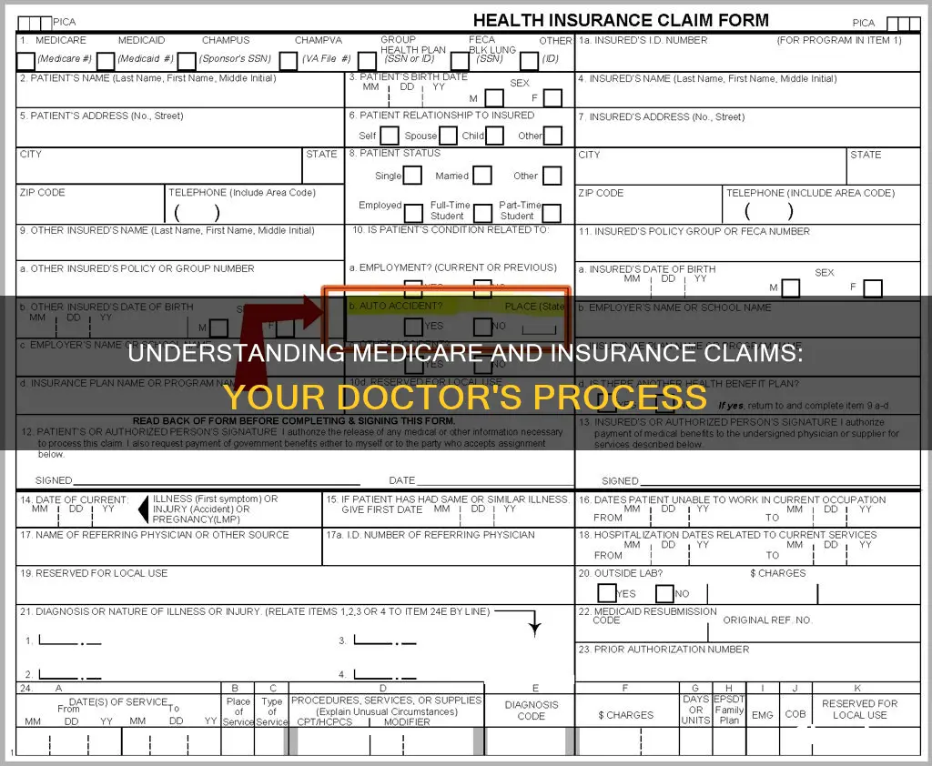 how does my doctor file medicare and insurance