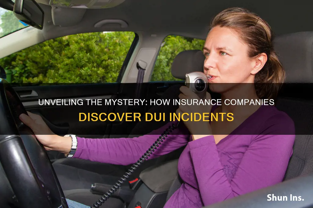 how does my insurance know I got a dui