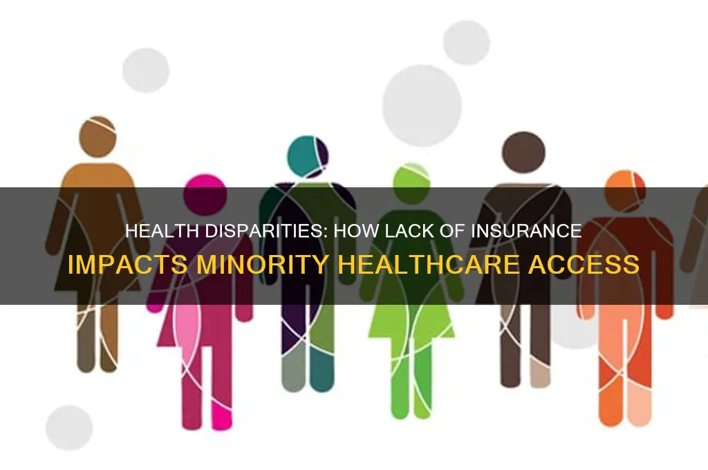 how does not having health insurance affect minorities in healthcare