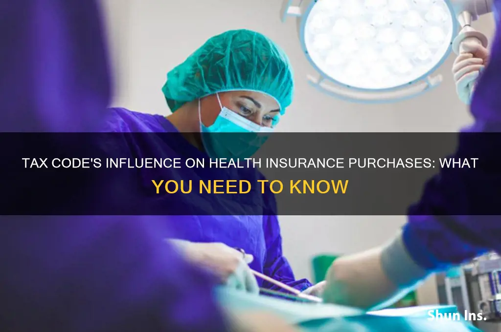 how does our tax code impact purchase of health insurance