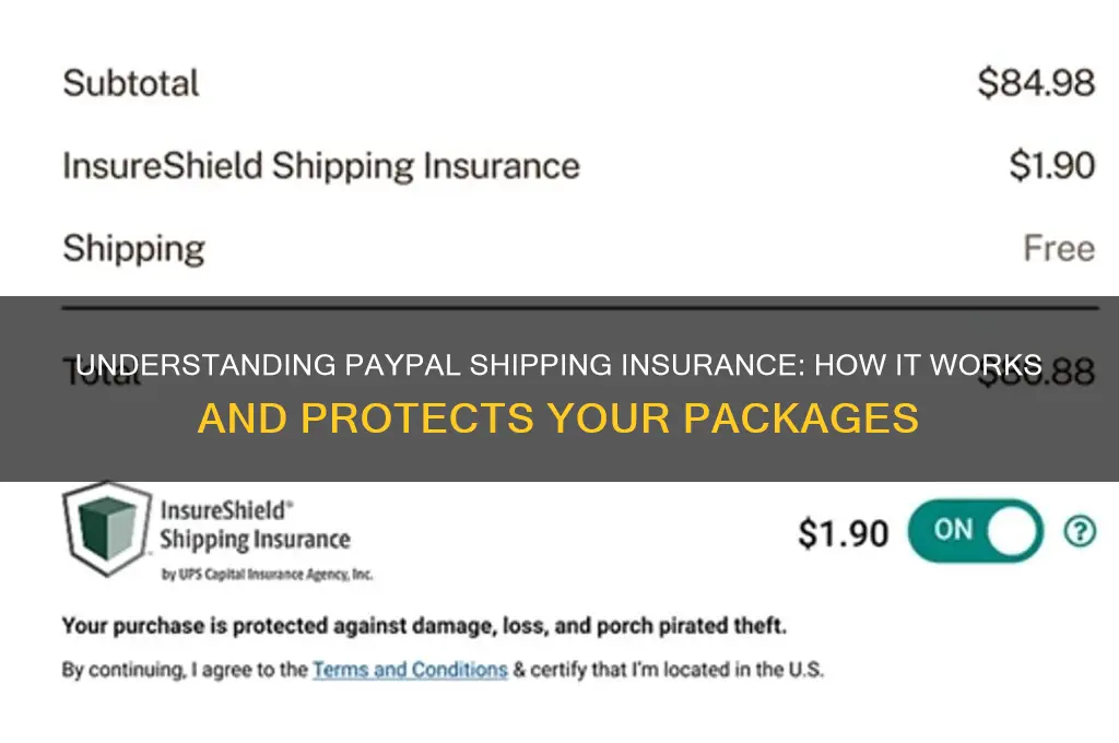 how does papayl shipping insurance wwork