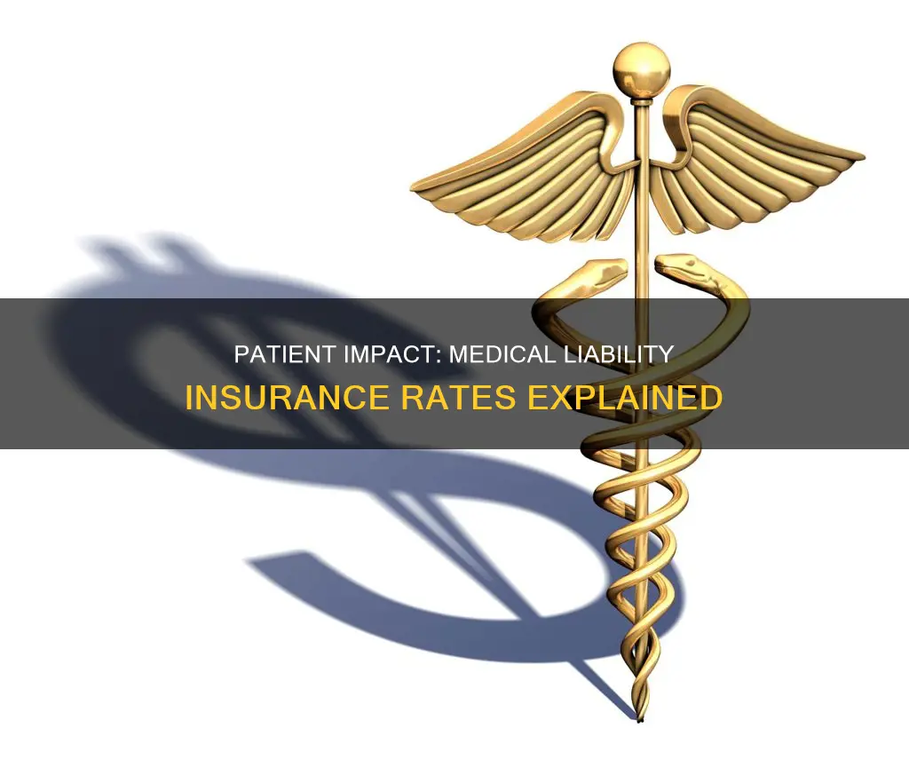 how does patients contribute to medical liability insurance rate