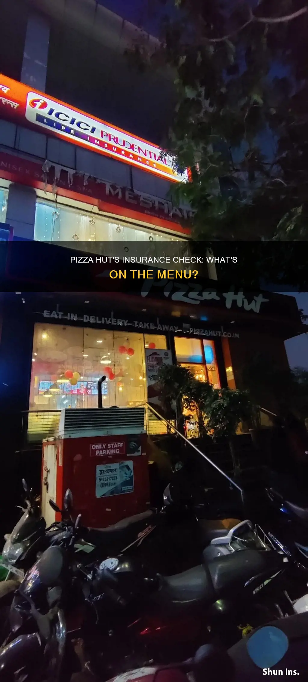 how does pizza hut check insurance