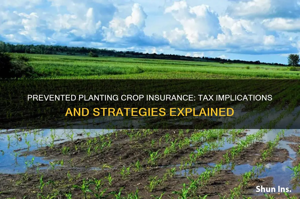 how does prevent plant crop insurance taxable