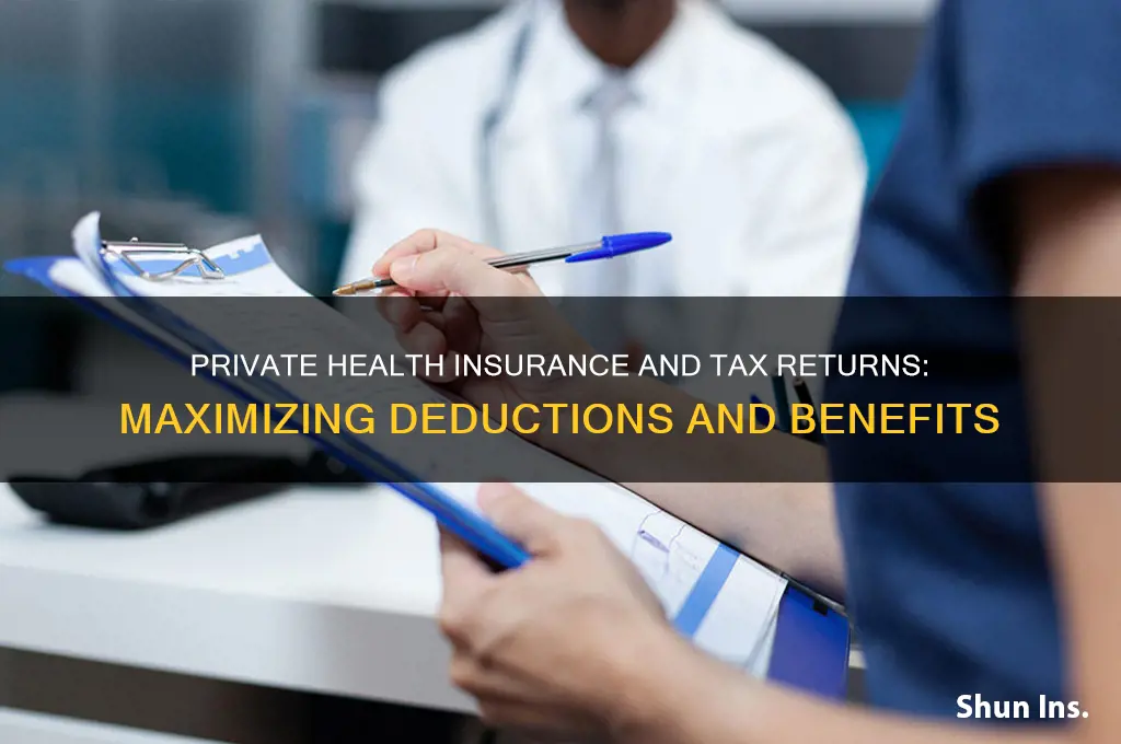 how does private health insurance affect tax return
