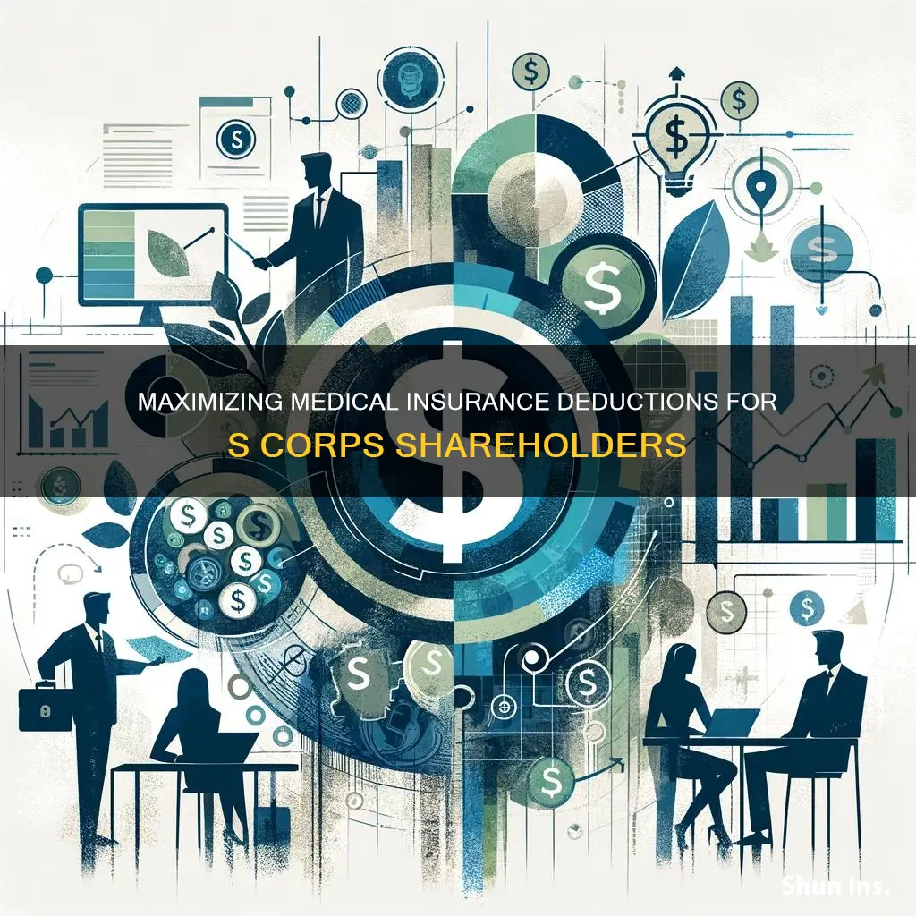 how does s corp deduct medical insurance paid for shareholder