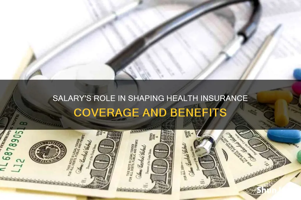 how does salary impact health insurance