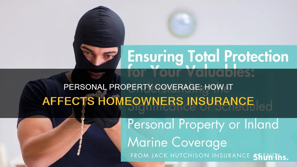 how does scheduled personal property coverage affect my homeowners insurance