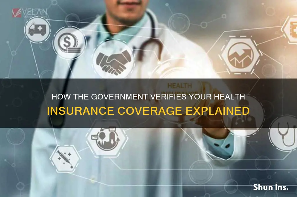how does the governemtn tell if you have health insurance