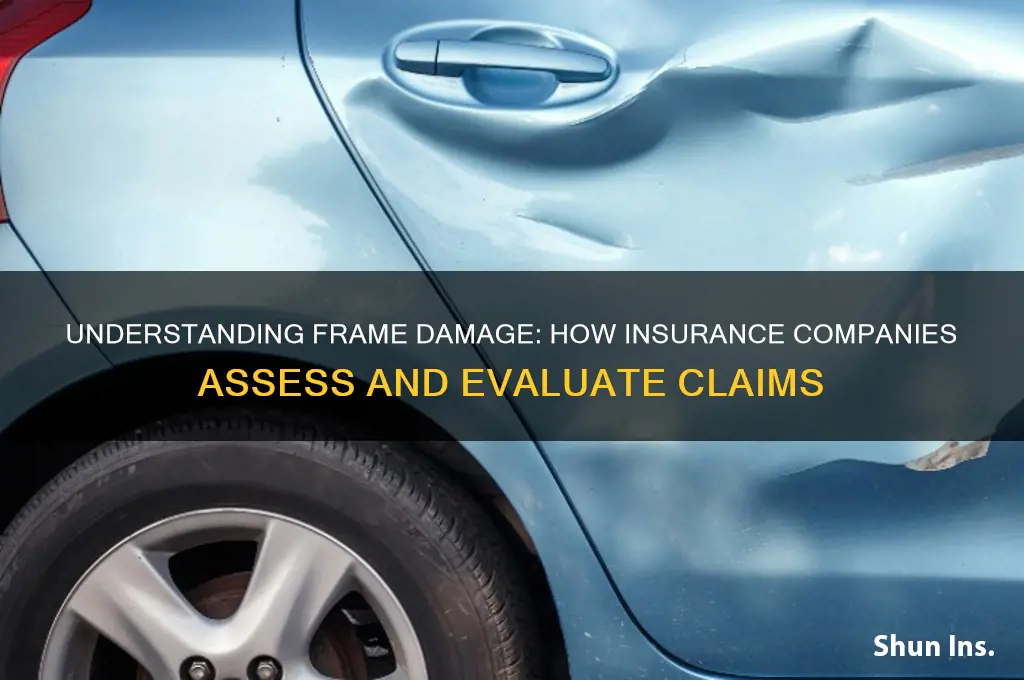how does the insurance determine frame damage