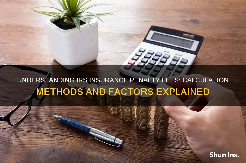 how does the irs calculate your insurance penalty fee