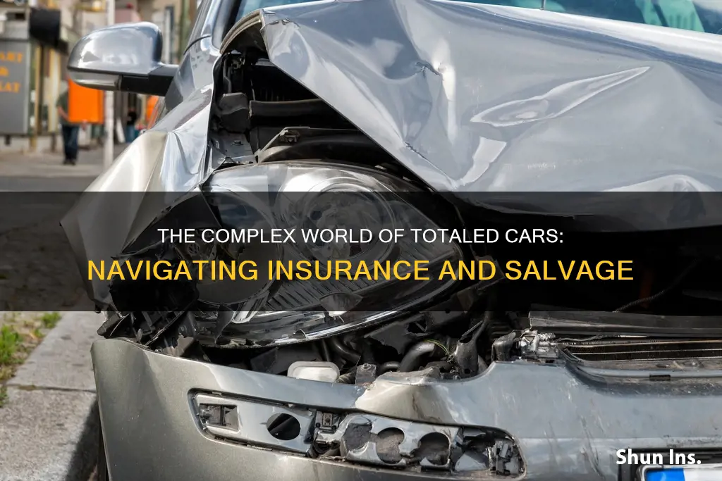 how does totaled auto and insurance salvage work