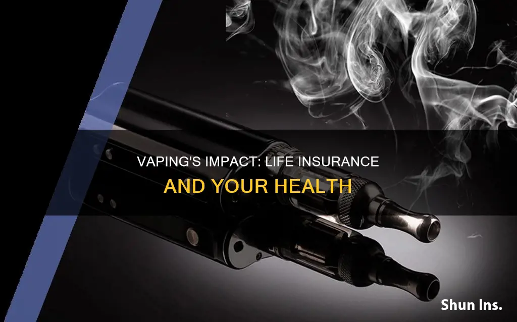 how does vaping affect life insurance