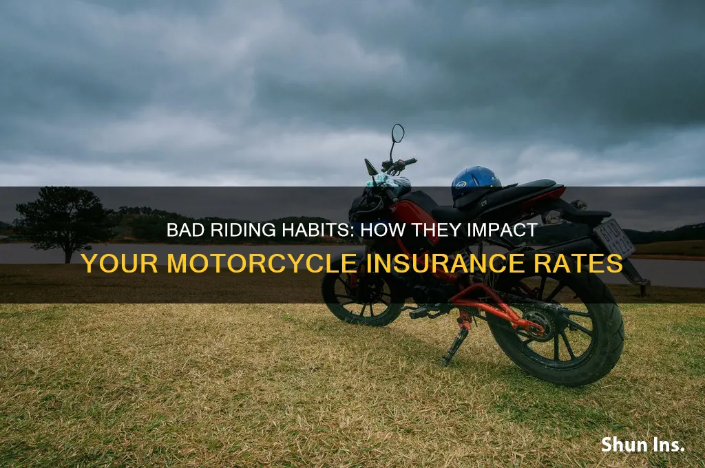 how doess bad riding raise insurance