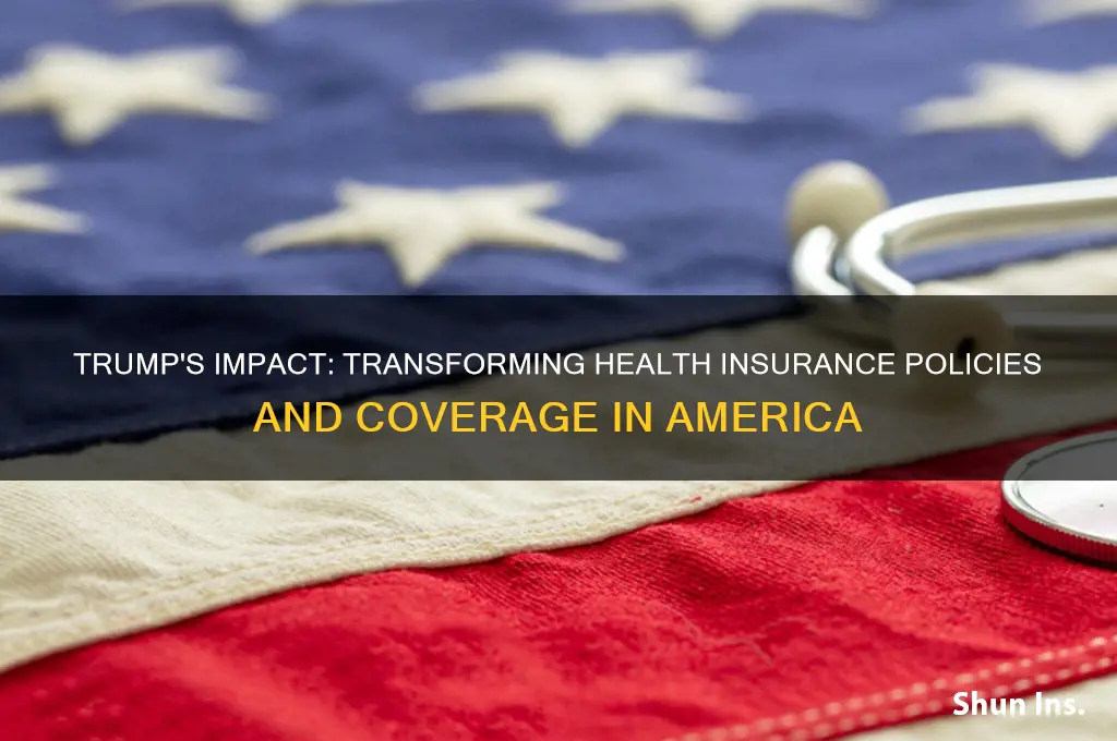 how donald trump changed health insurance