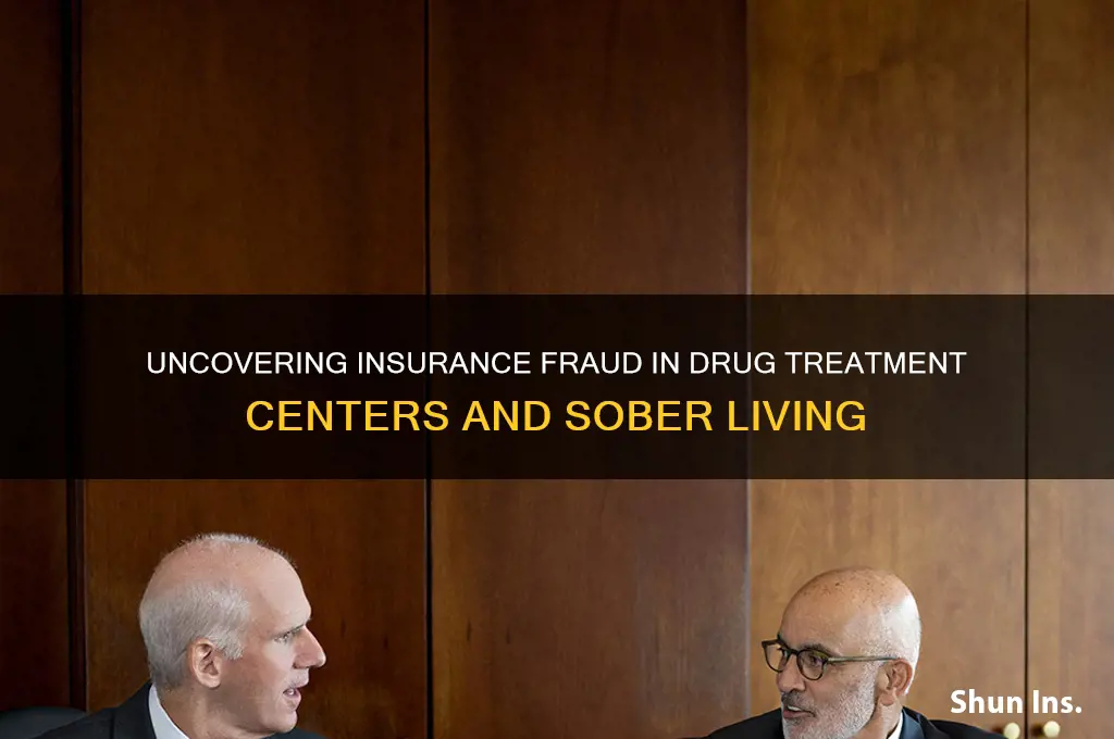 how drug treatment centers insurance fraud sober living