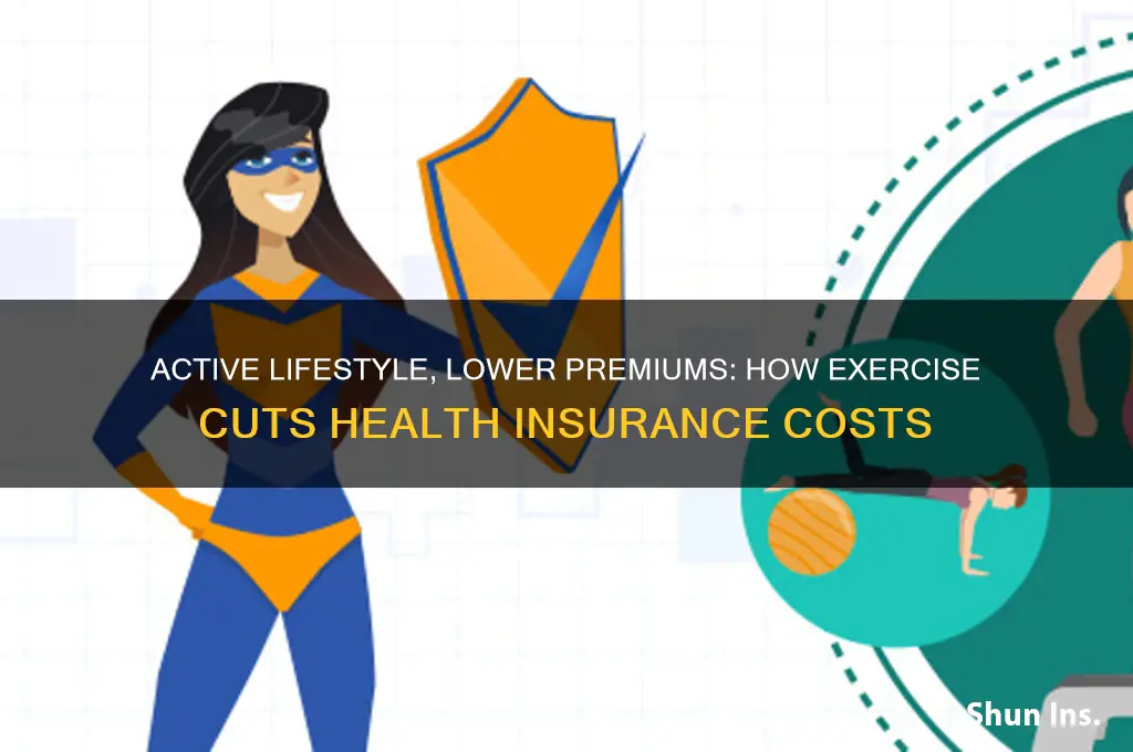 how exercising reduces my health insurance