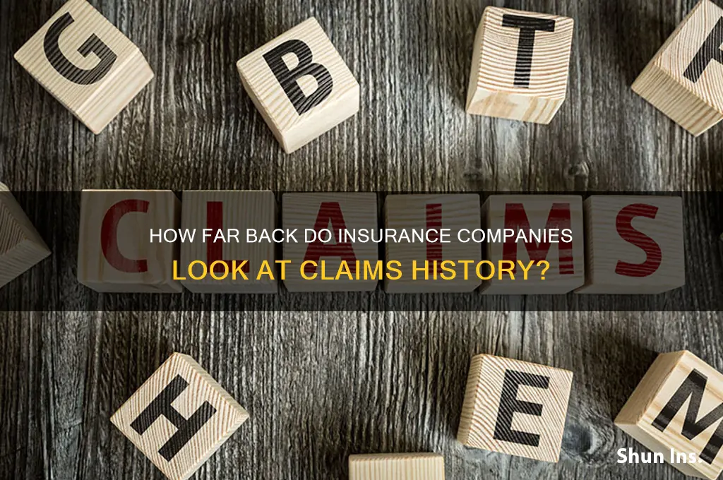 how far back do insurance