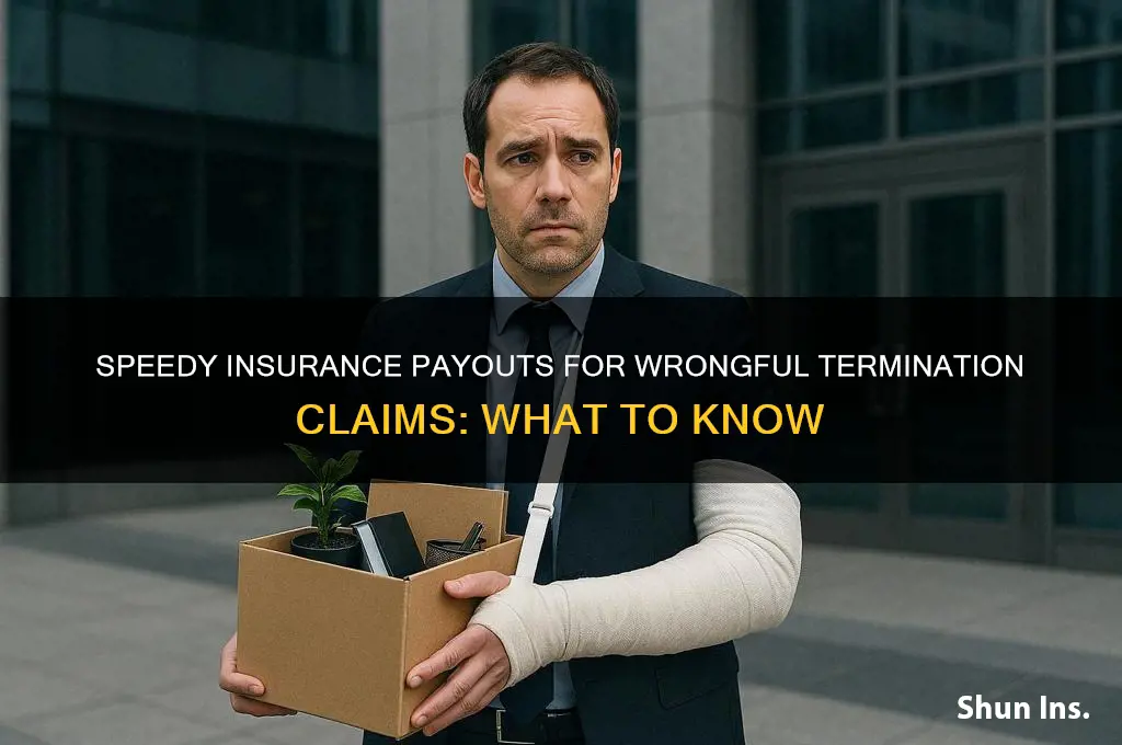 how fast insurance psyout of buisness fired clsim