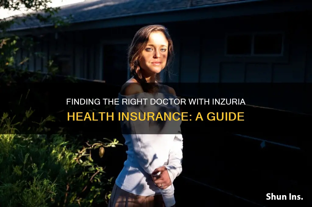 how find doctor inzuria health insurance