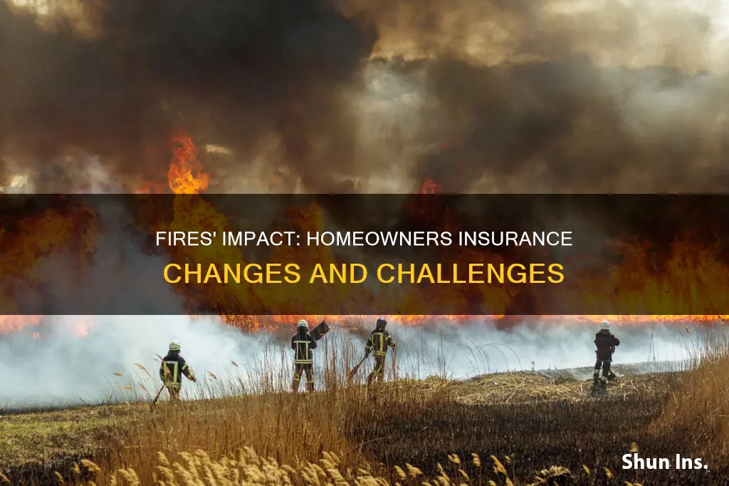 how fires have affected homeowners insurance