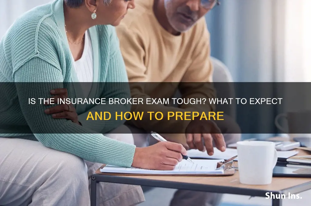 how hard insurance broker exam
