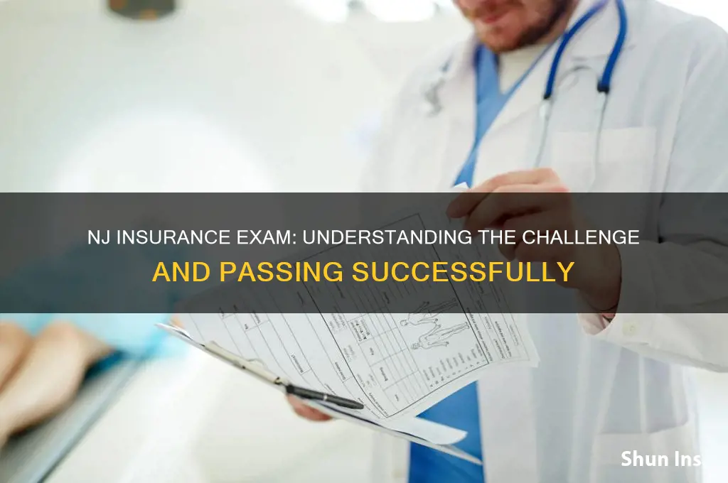 how hard is it to pass the nj insurance exam