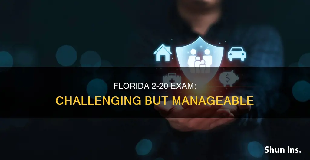 how hard is the florida 220 insurance exam