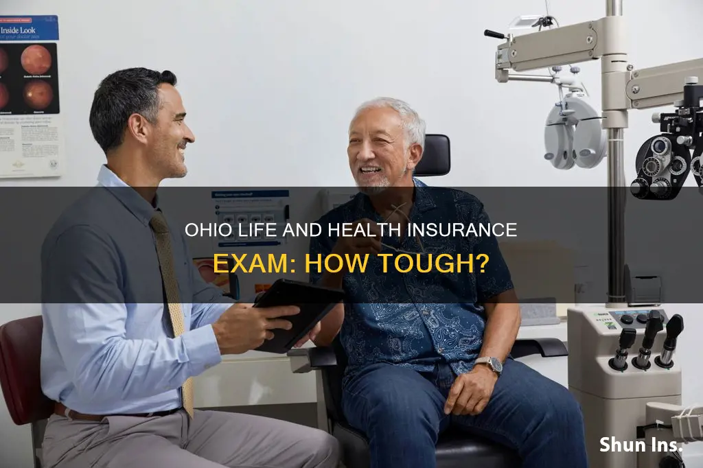 how hard is the ohio life and health insurance exam