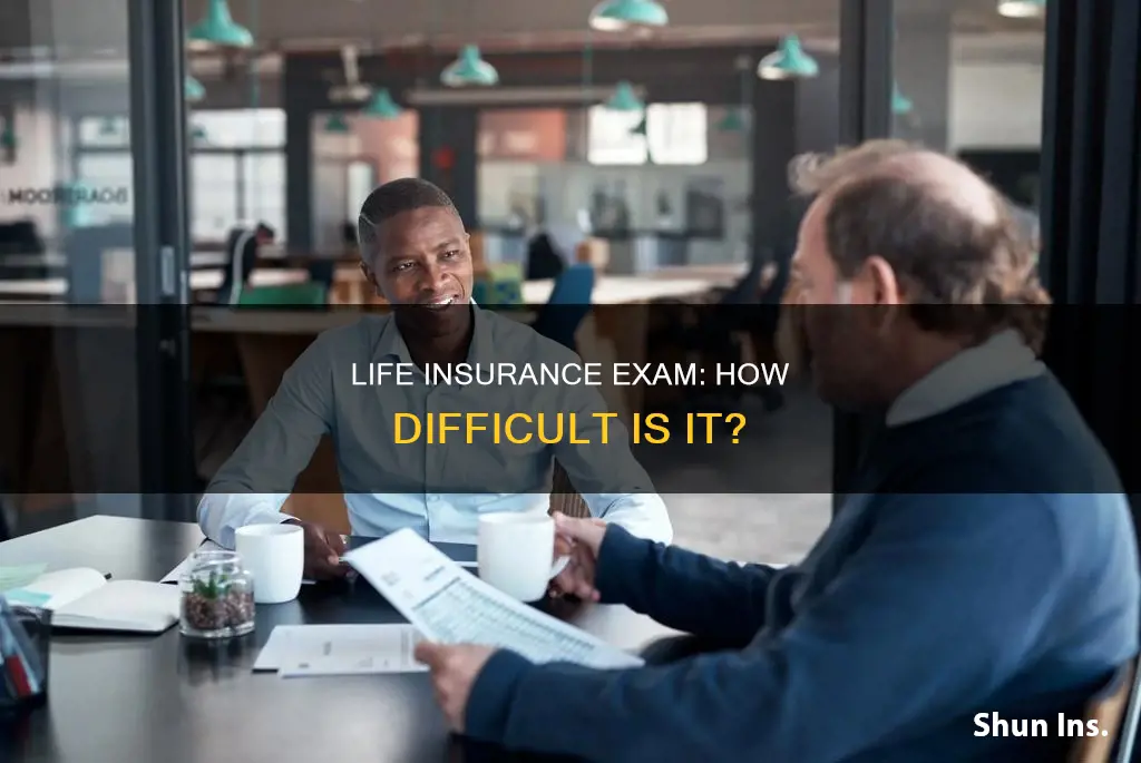 how hard is the test to sell life insurance