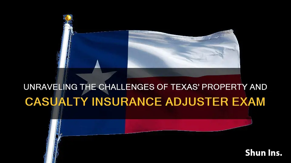 how hard is the texas property andcausulty insurance adjuster exam