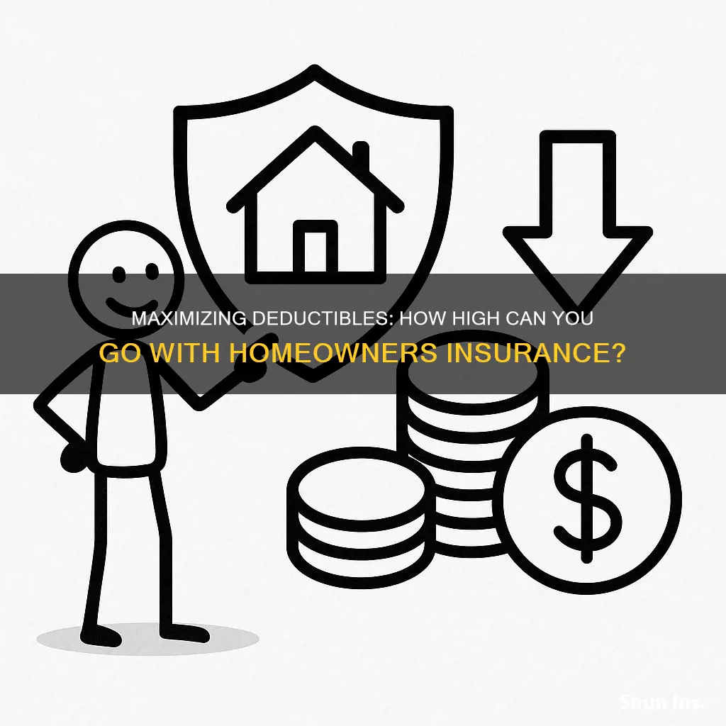 how high can deductible be on homeowners insurance