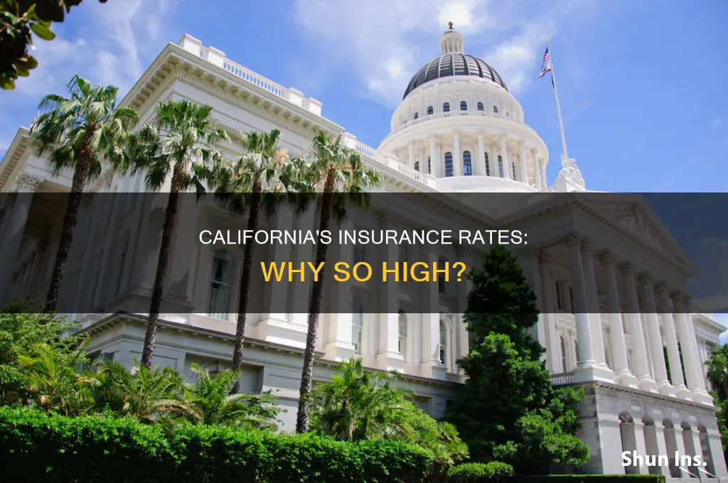 how high insurance rates california