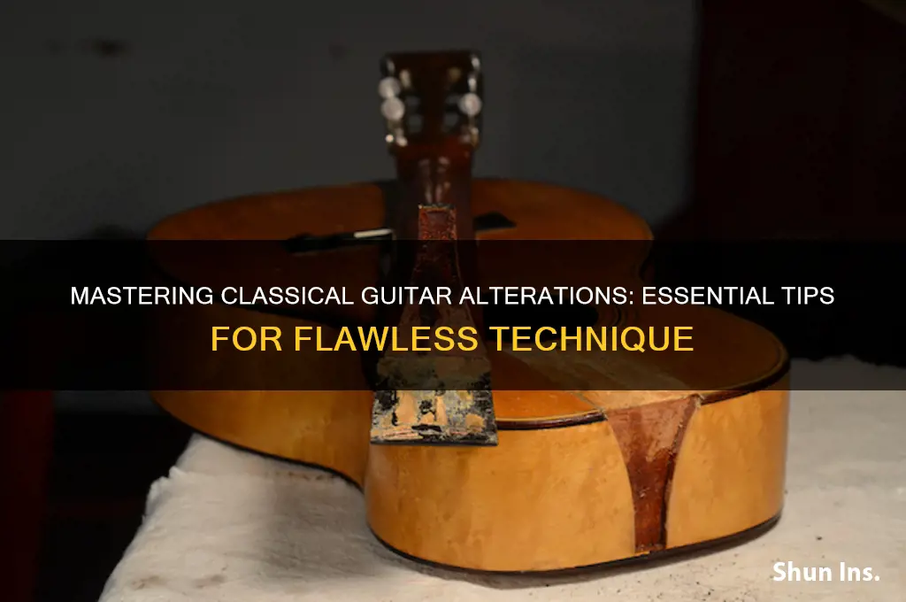 how in insure im alternations classical guitar