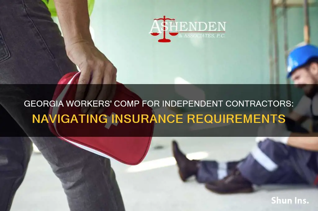 how independent contractors deal with workers compensation insurance in ga