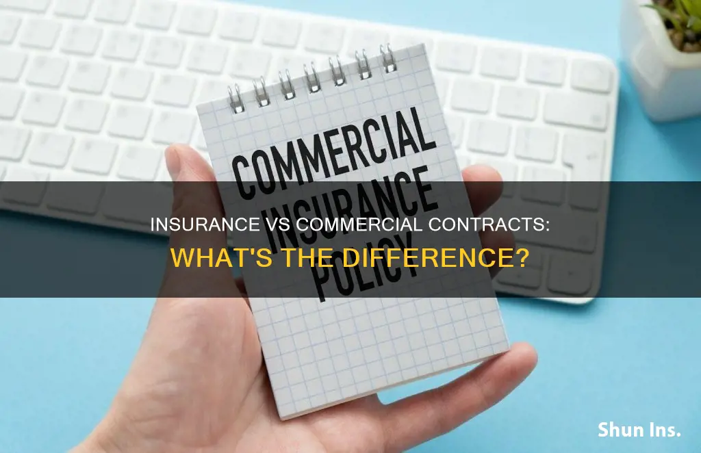 how insurance contract is different from a commercial contract