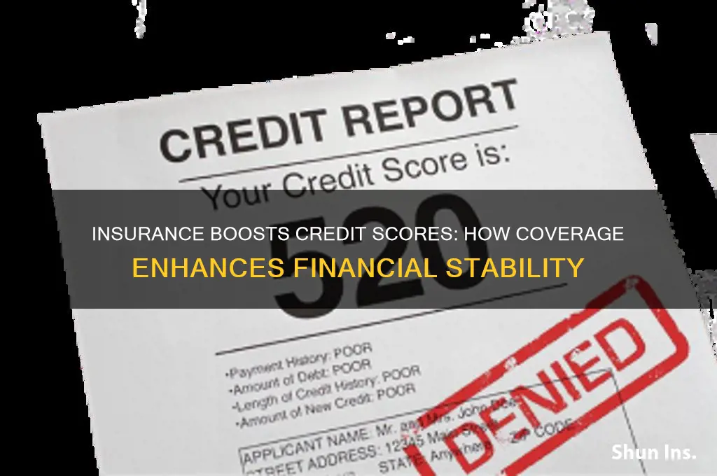 how insurance enhance credit