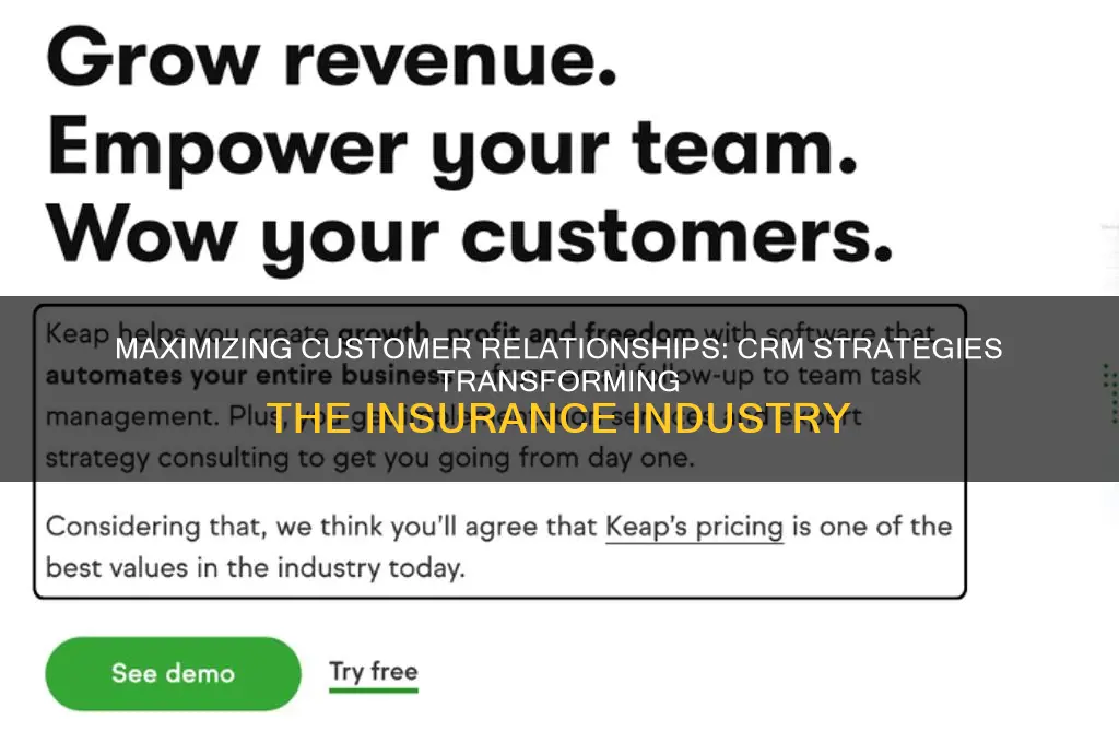 how insurance industry ustilize crm