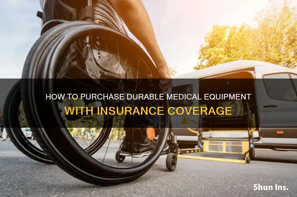 how insurance purchase dme
