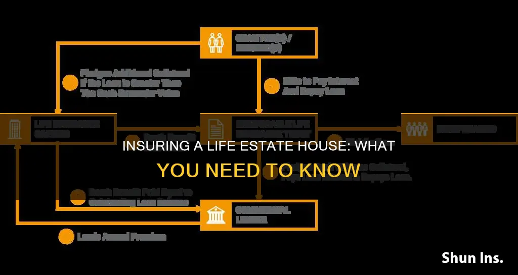 how is a life estate house insured