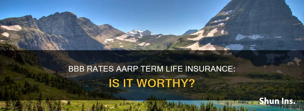 how is aarp term life insurance rated by bbb