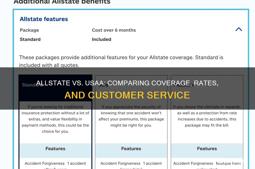 how is allstate insurance compared to usaa