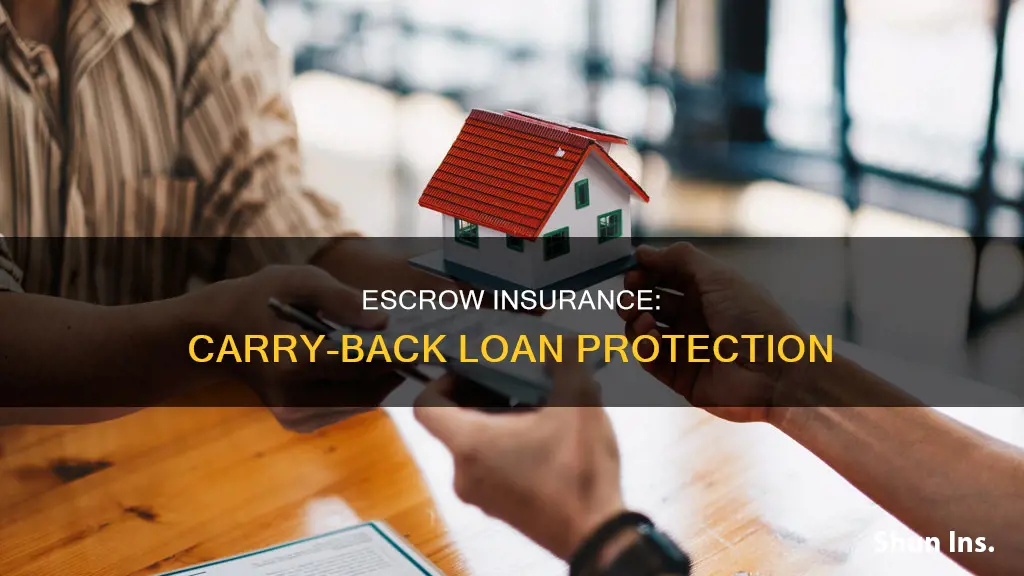 how is carry back loan insured in escrow