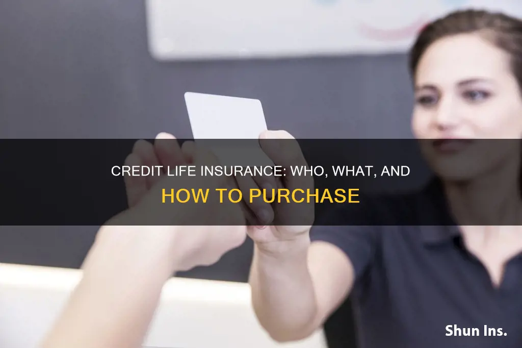 how is credit life insurance purchased