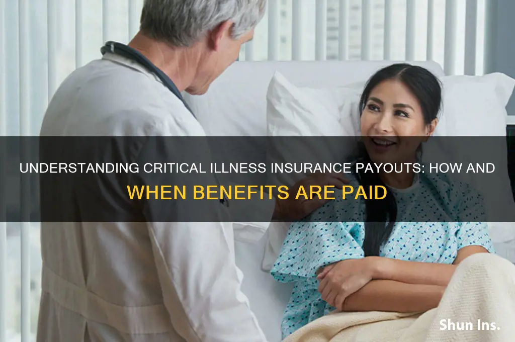 how is critical illness insurance paid out