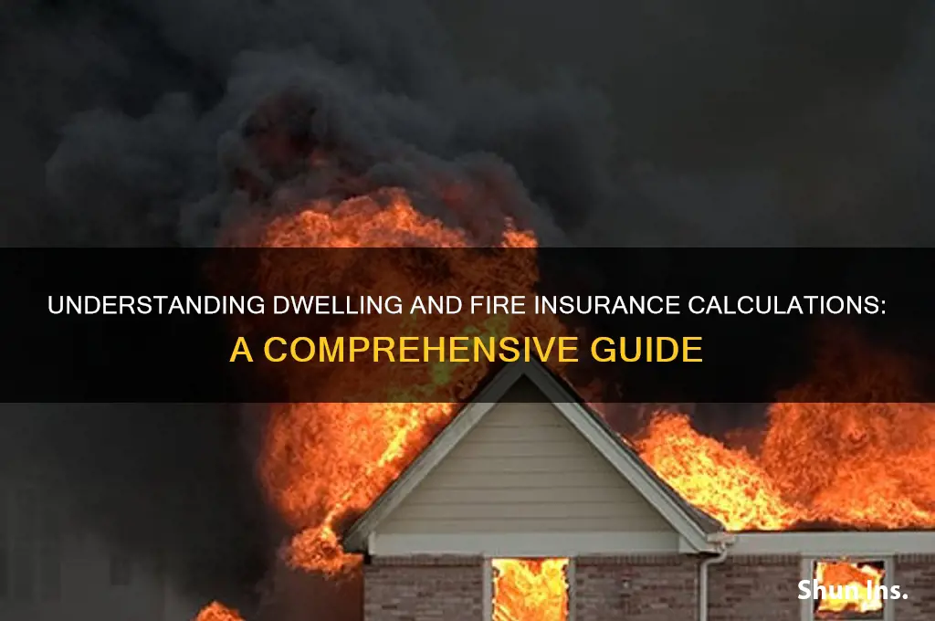 how is dwelling and fire insurance calculated