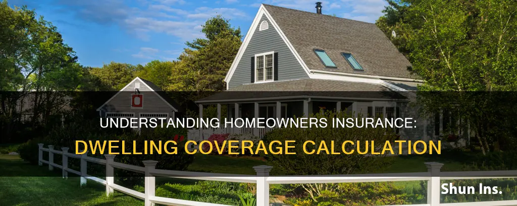 how is dwelling coverage calculated for homeowners insurance